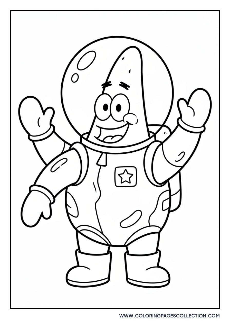 Patrick Star as Astronaut