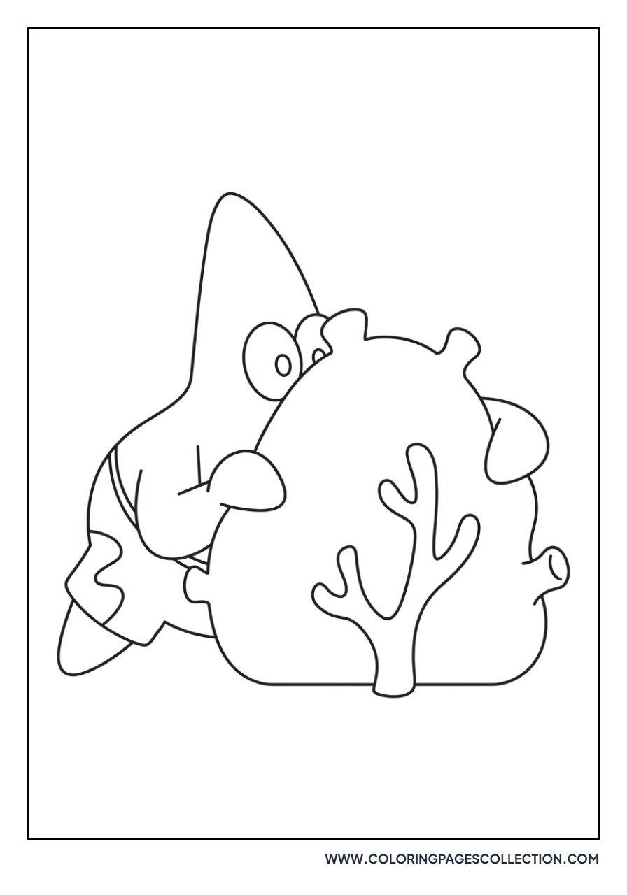 Patrick Star Hiding
