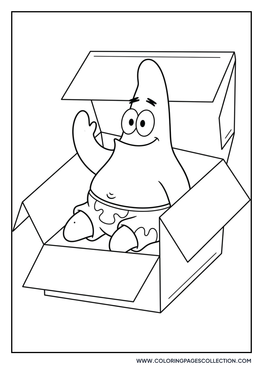 Patrick Star in a Box