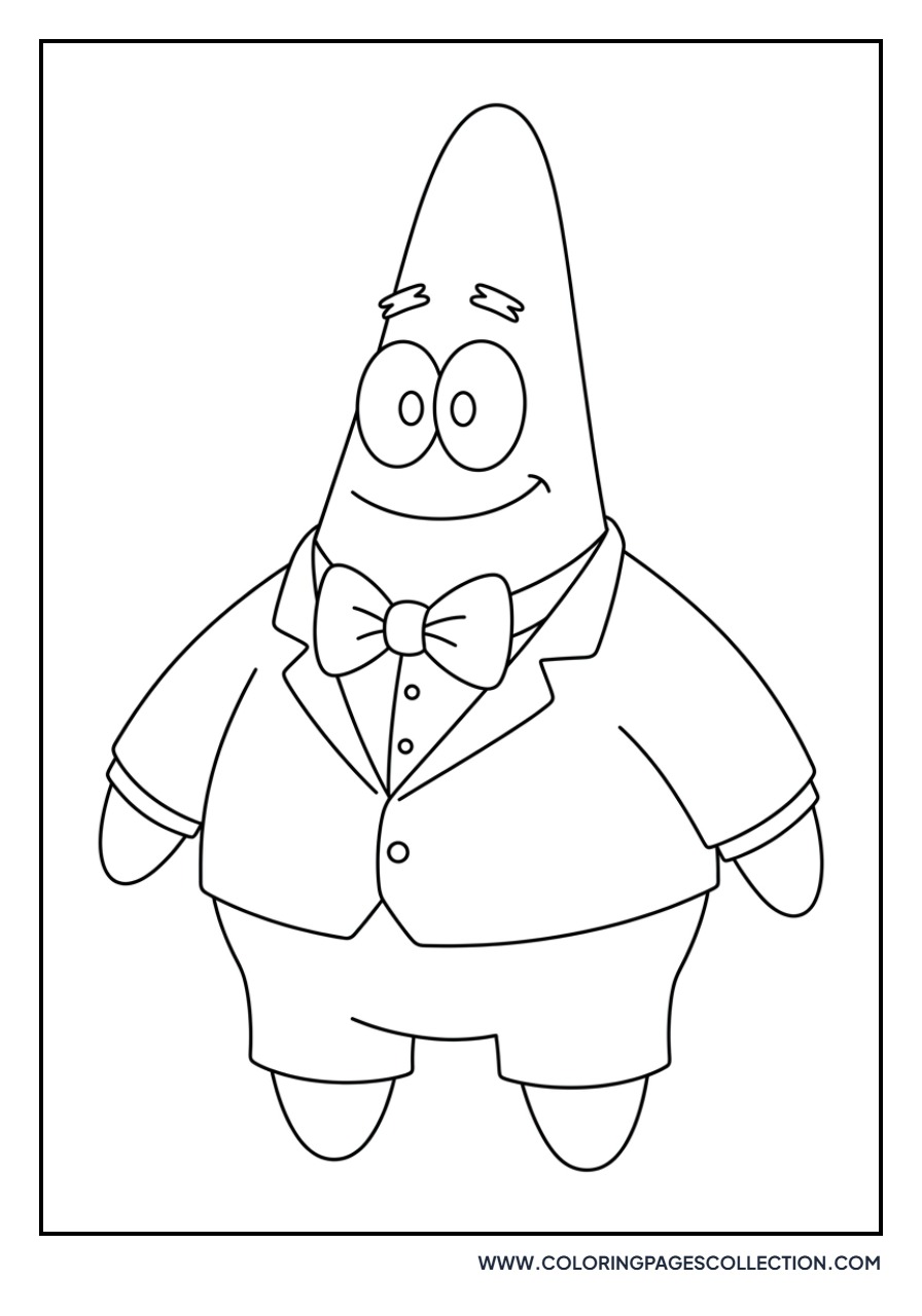 Patrick Star in a Suit