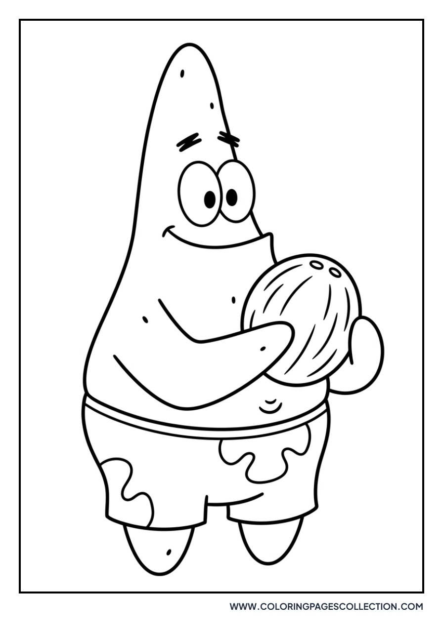 Patrick Star Reading Book