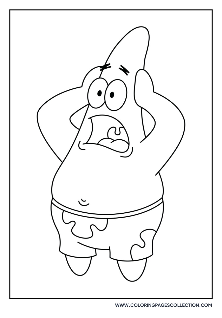 Patrick Star Scared