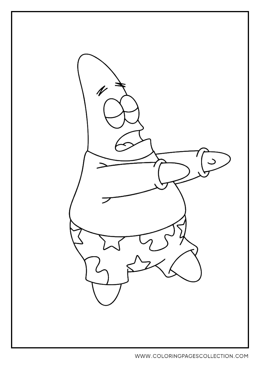 Patrick Star Sleepwalking
