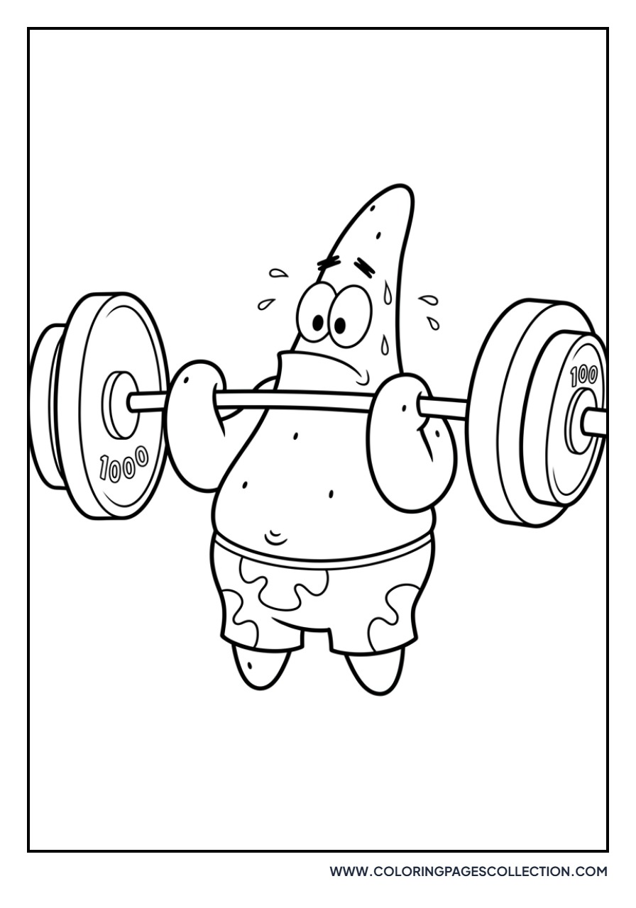 Patrick Star Weightlifting