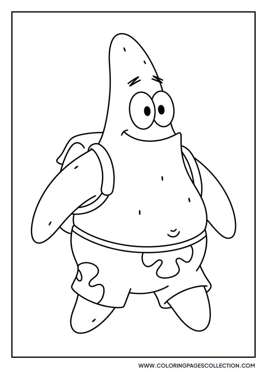 Patrick Star with Backpack