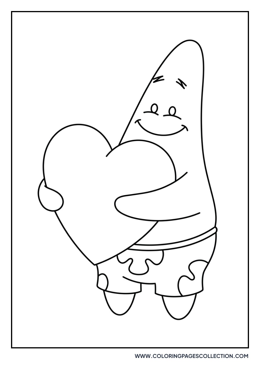 Patrick Star with Heart