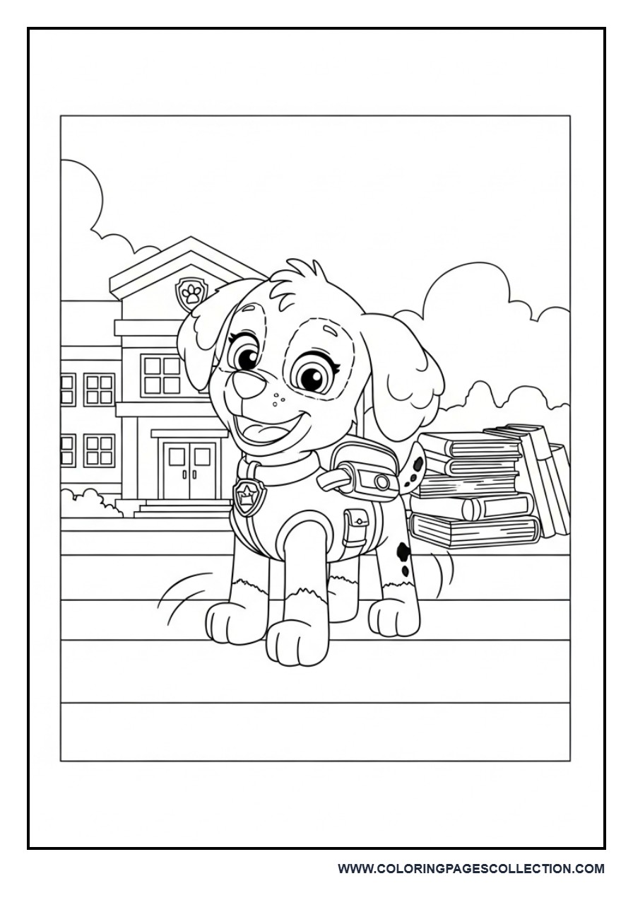 Back to School Puppy