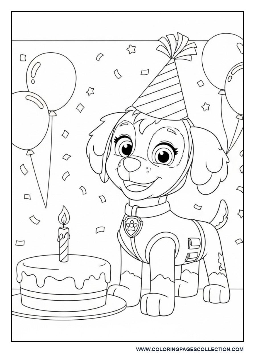 Birthday Party Puppy