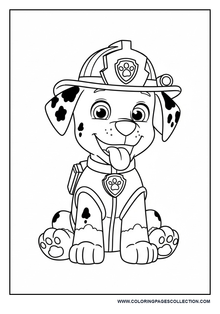 Marshall Sitting Cute Pose