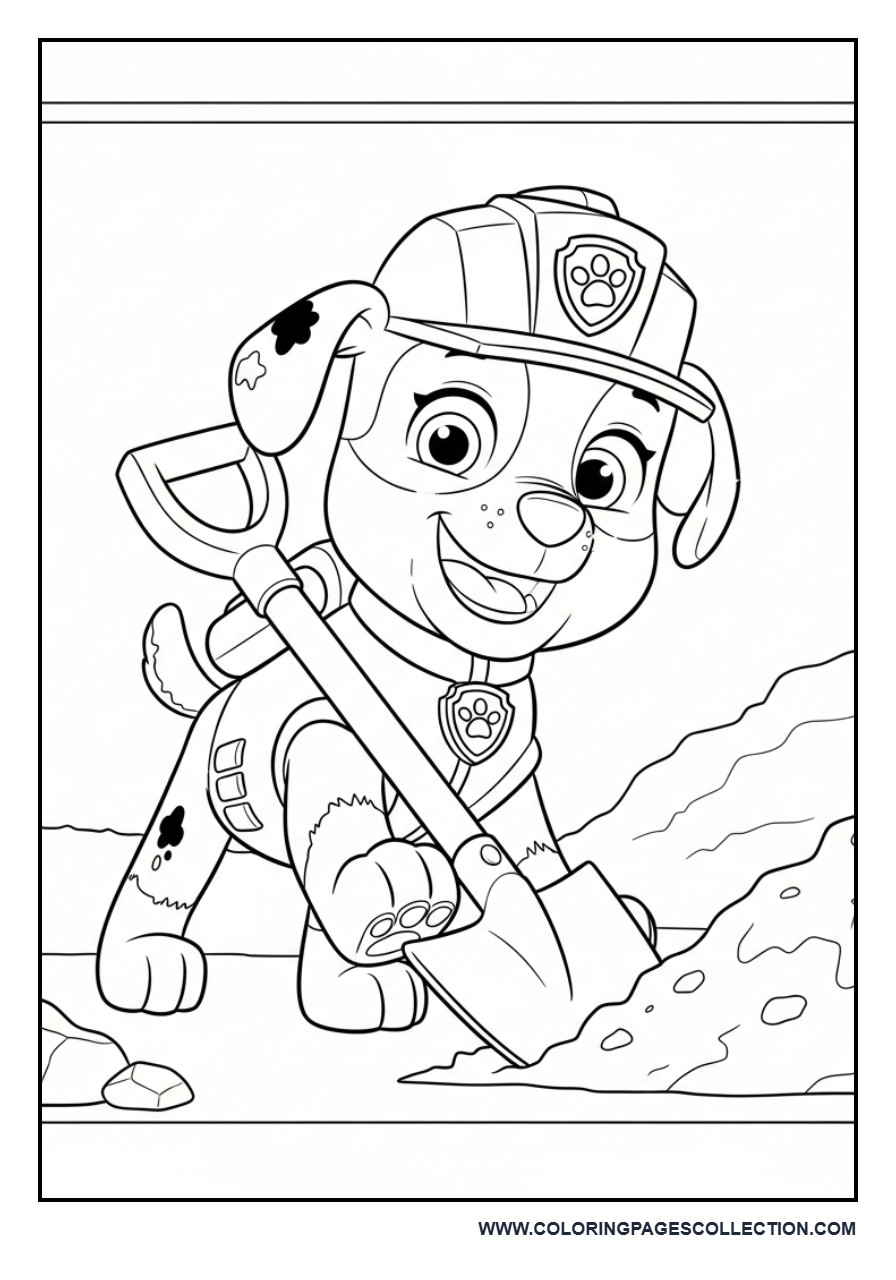 Rubble Digging Action Scene