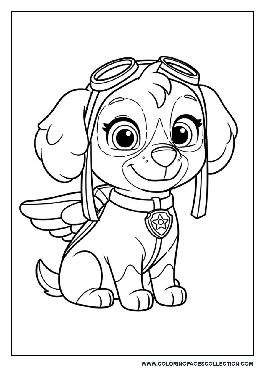 Skye Sitting Cute Pose