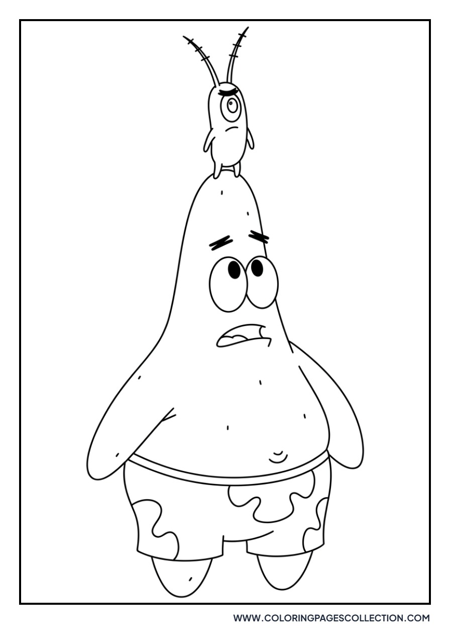 Plankton and Patrick Star
