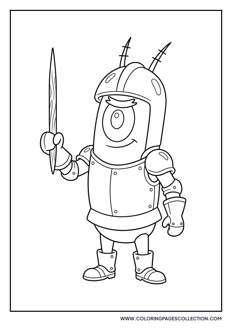 Plankton as a Knight