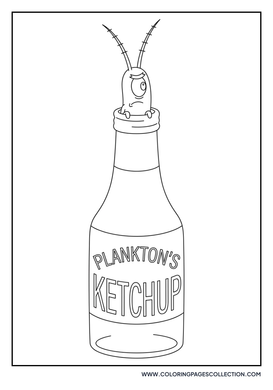 Plankton Hiding in a Ketchup Bottle
