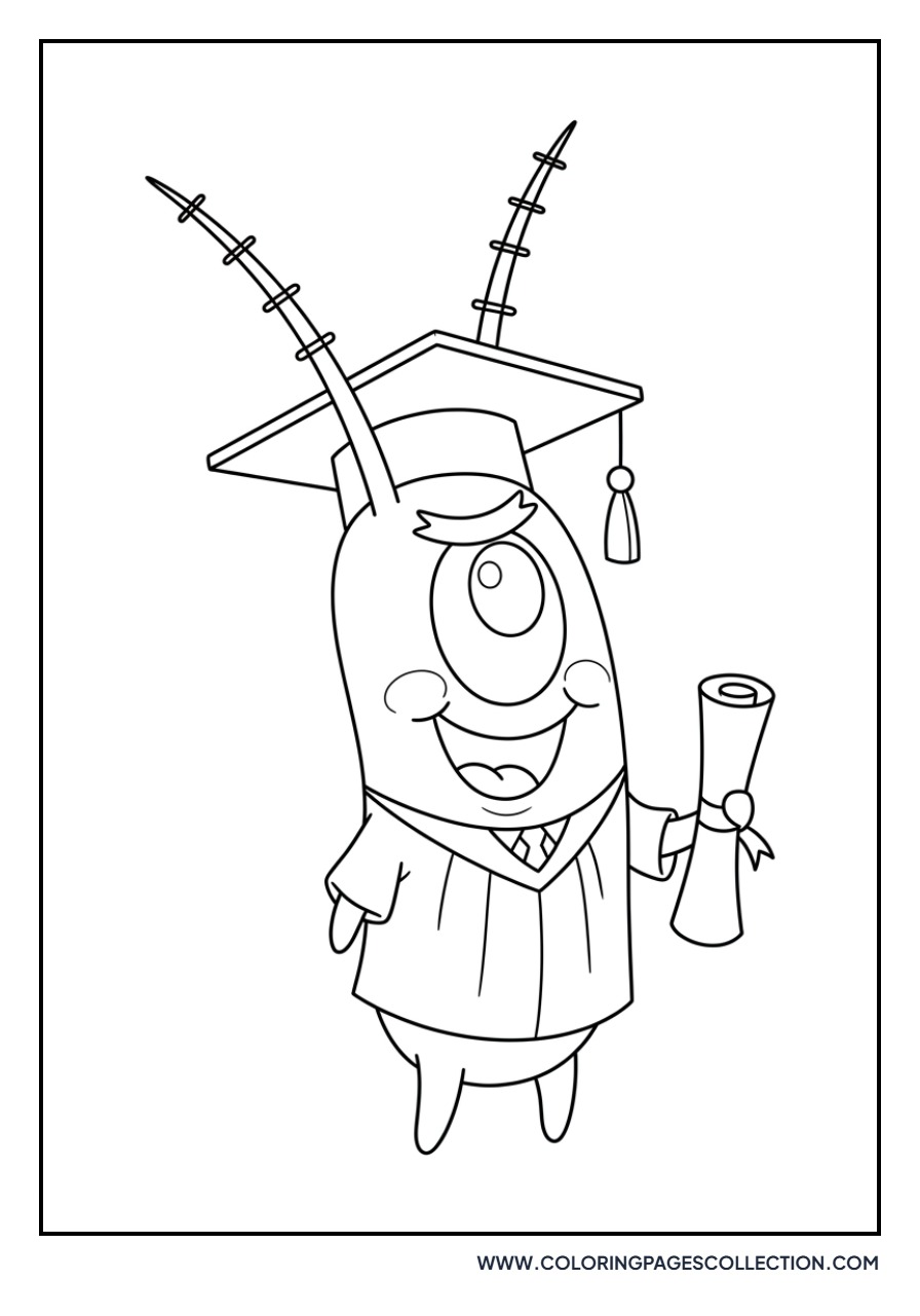 Plankton in a Graduation Cap