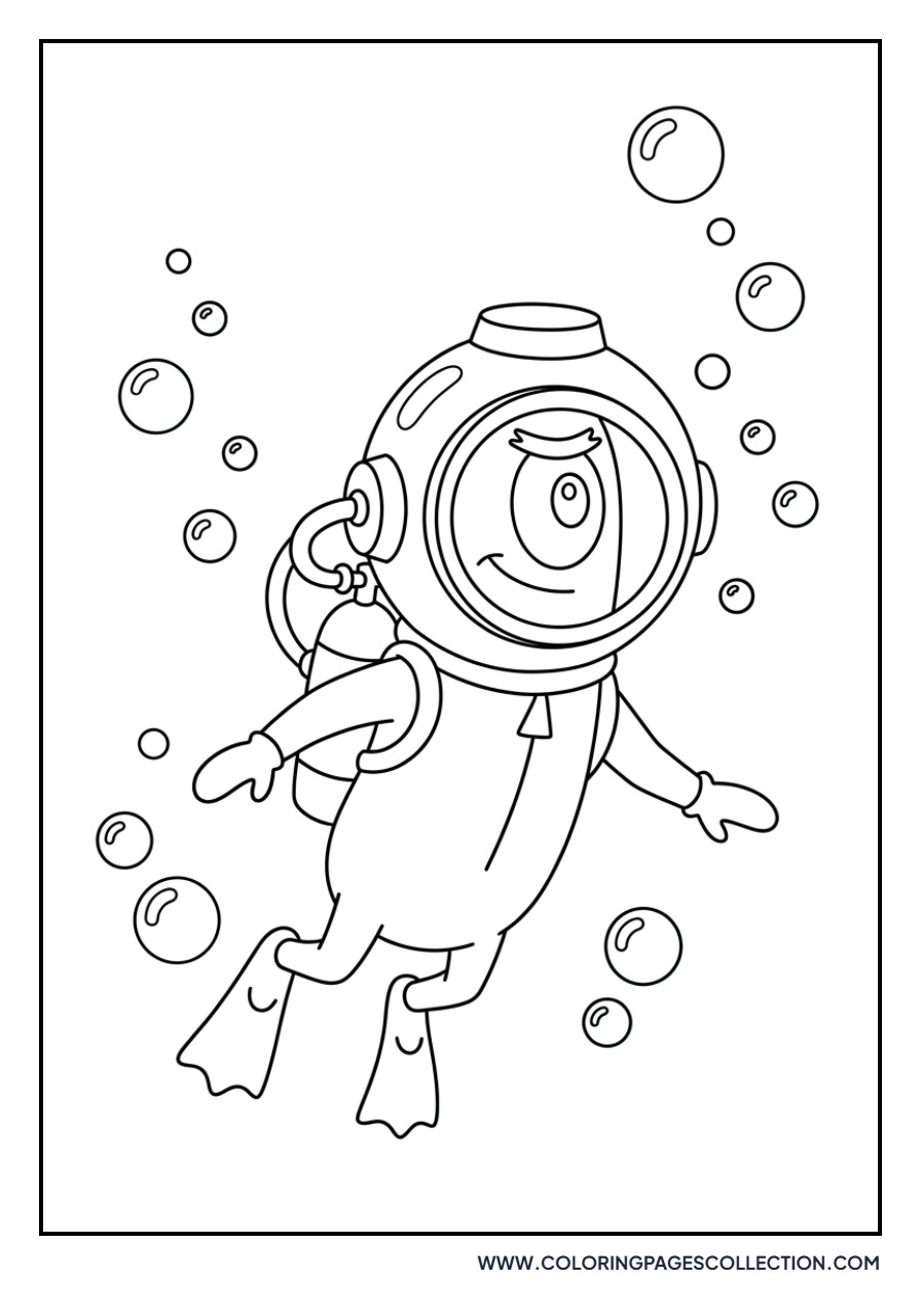 Plankton in a Scuba Suit
