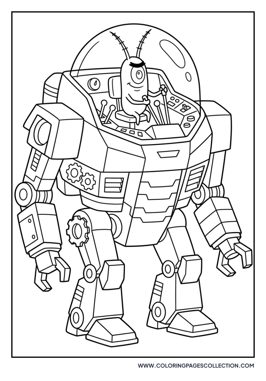 Plankton Inside a Giant Robot