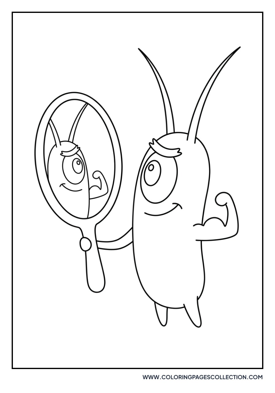 Plankton Looking at a Mirror