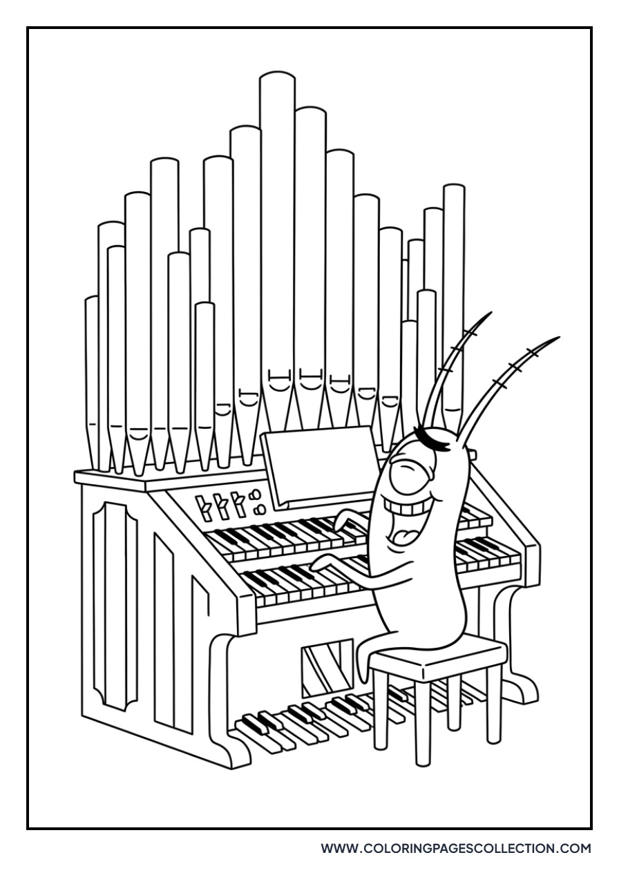 Plankton Playing the Organ