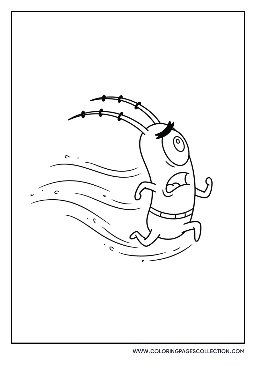 Plankton Running Away Fast