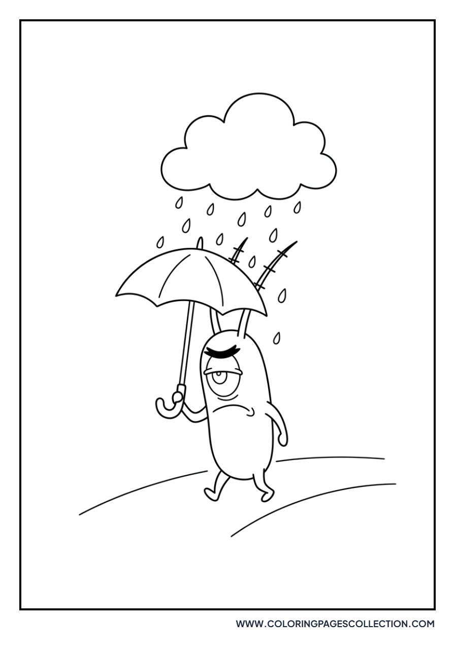 Plankton Under a Rain Cloud