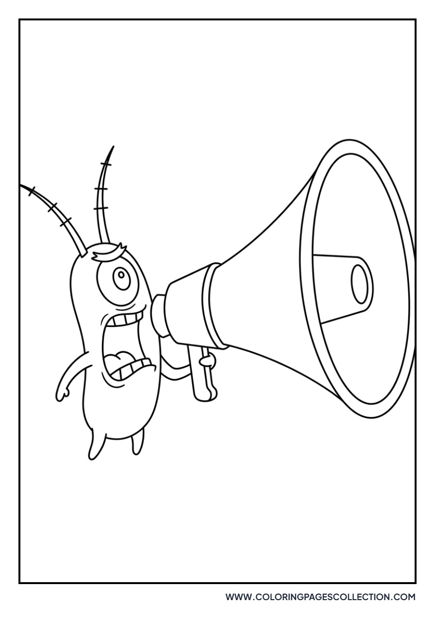 Plankton Using a Megaphone