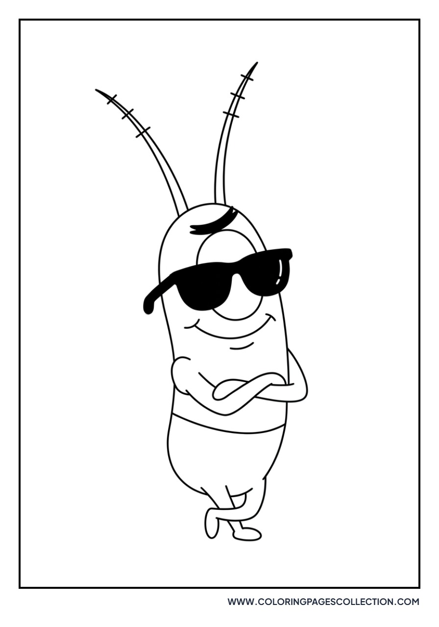 Plankton Wearing Sunglasses