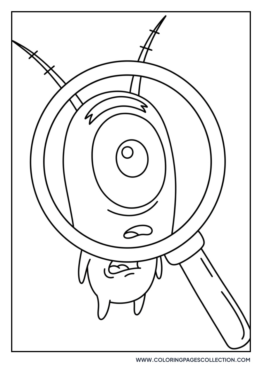 Plankton with a Magnifying Glass Eye