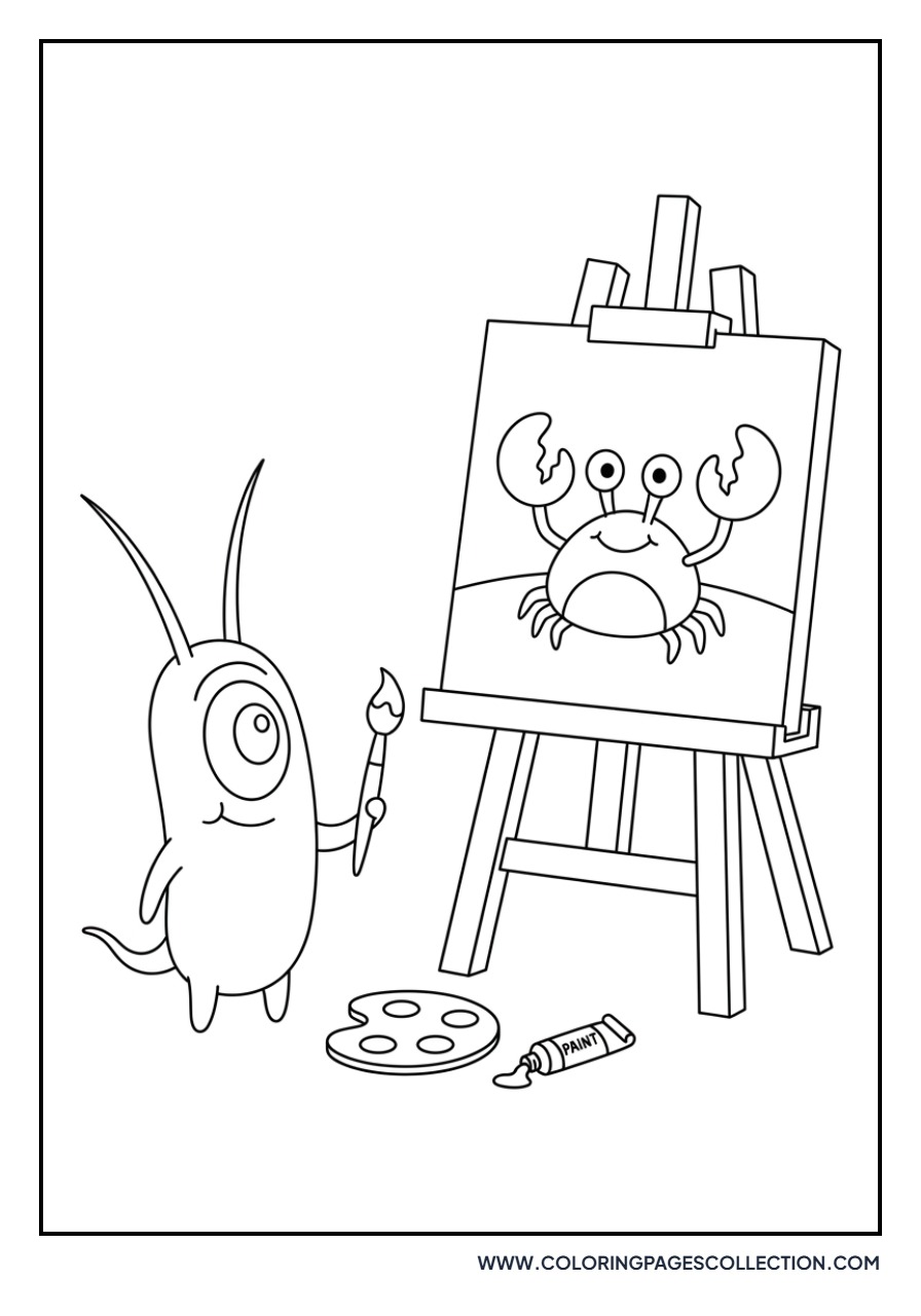 Plankton with a Paintbrush
