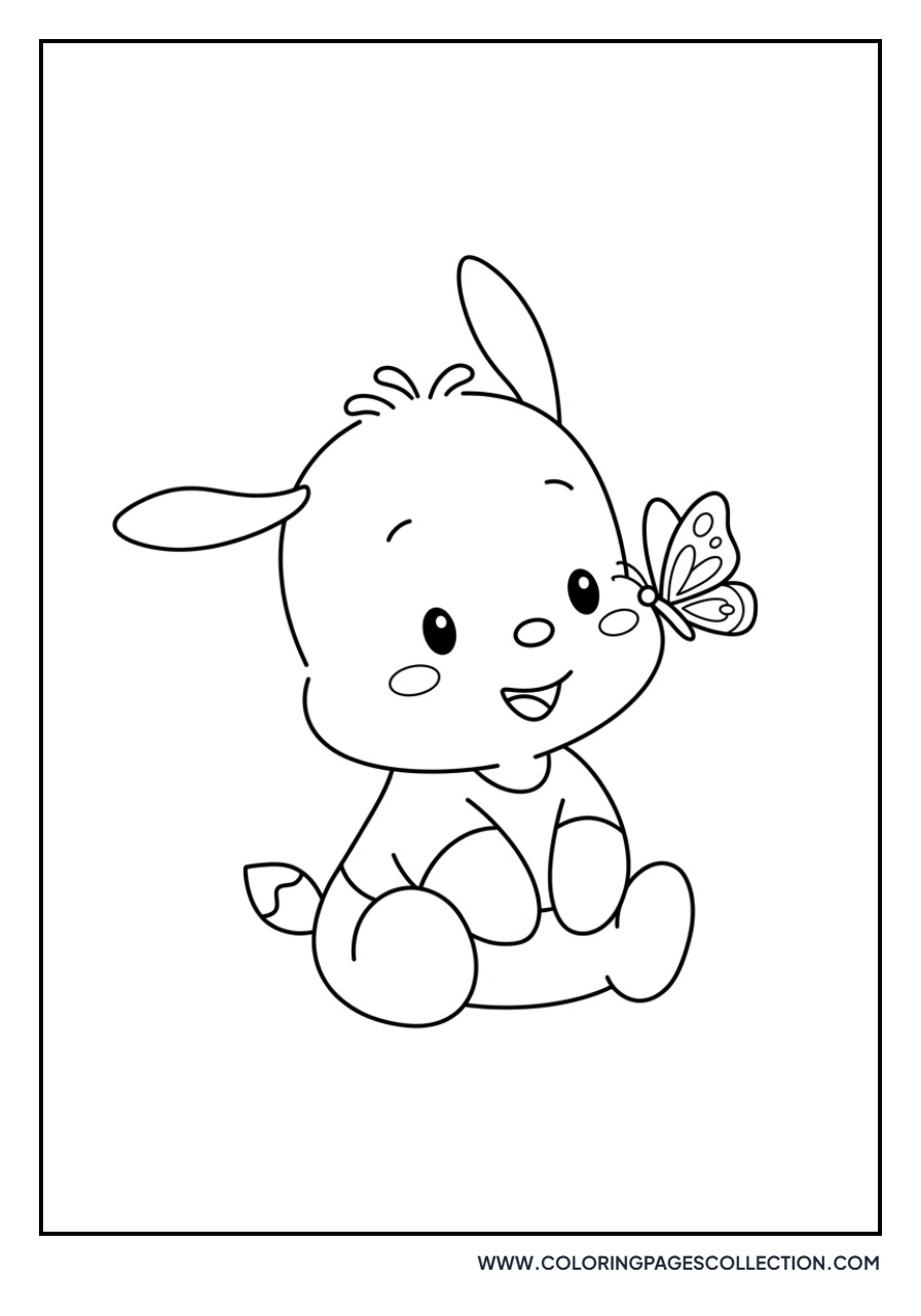 Pochacco and a Butterfly