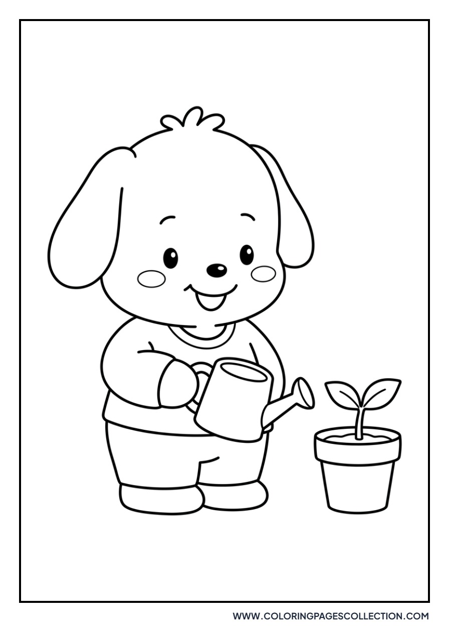 Pochacco Gardening