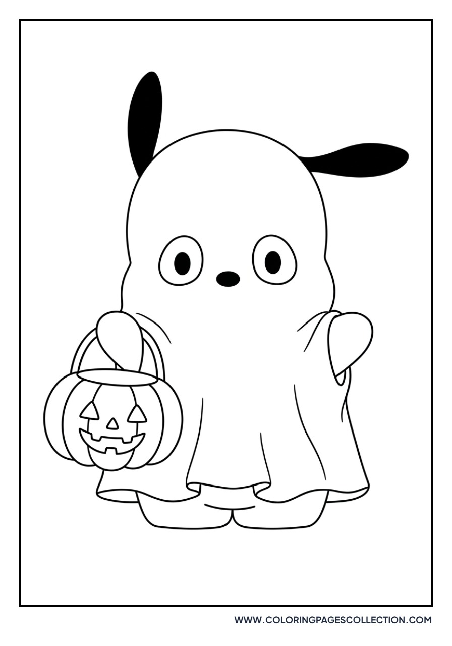 Pochacco Halloween Ghost