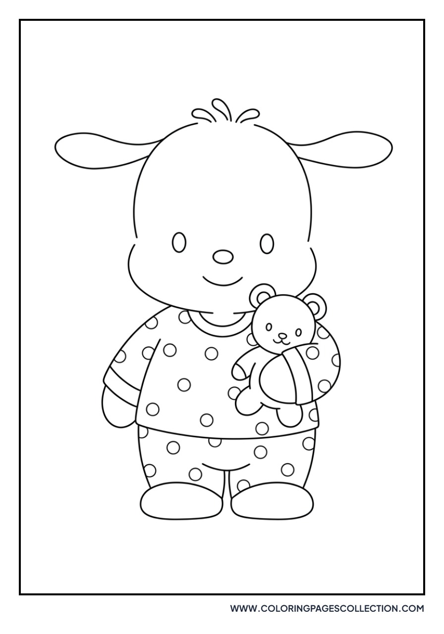 Pochacco in a Pajama