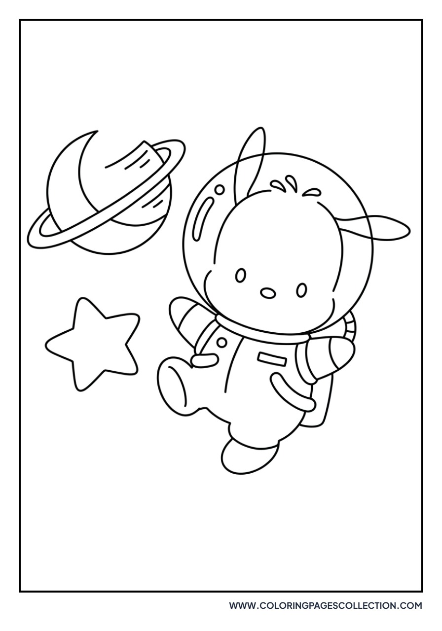 Pochacco in a Space Suit