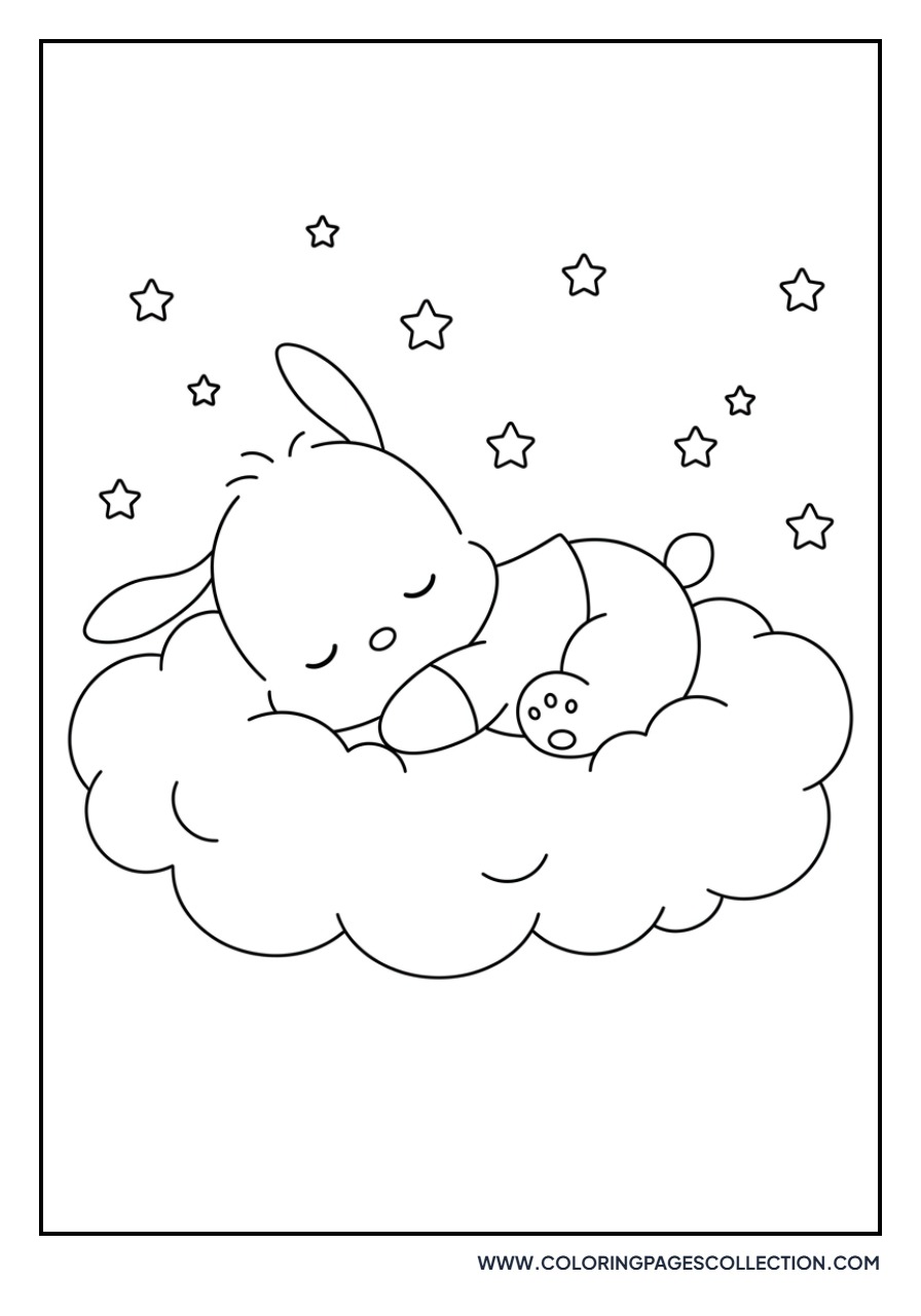 Pochacco Sleeping on a Cloud
