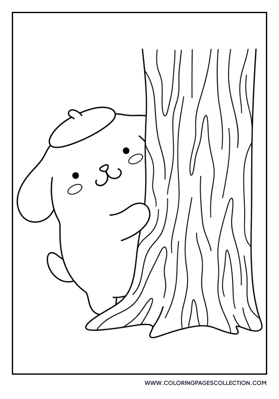 Pompompurin Playing Hide and Seek