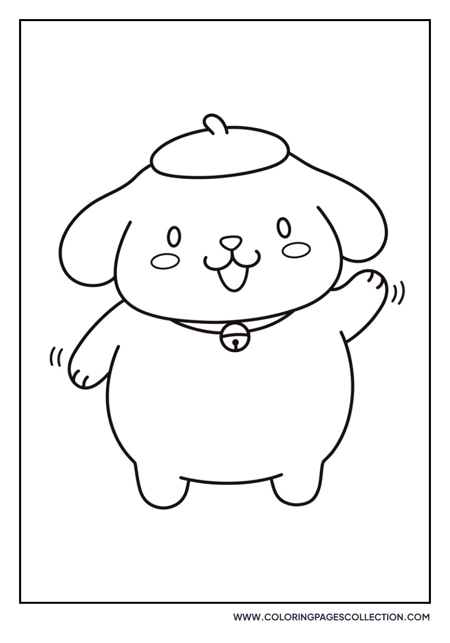 Pompompurin Wearing His Beret