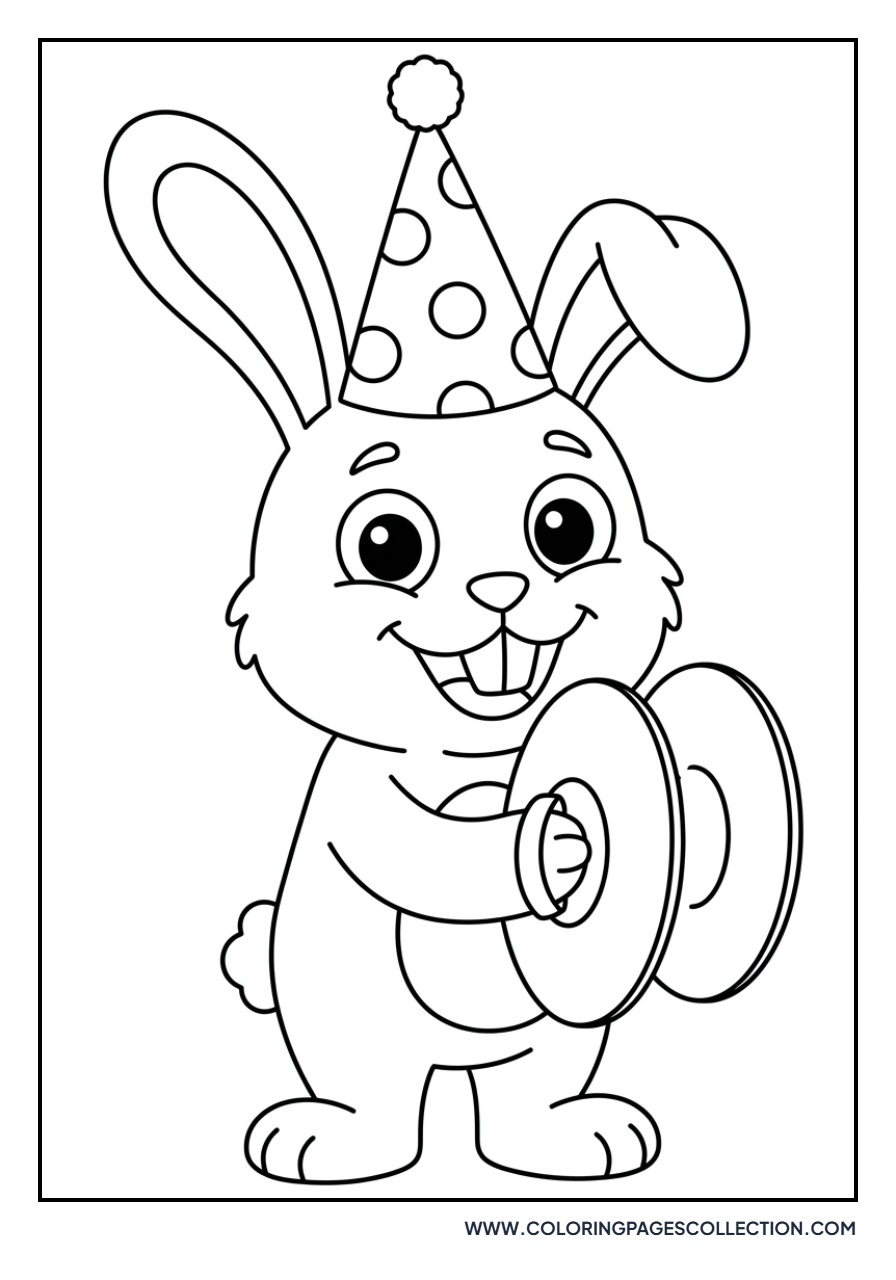 Bunzo Bunny with Cymbals