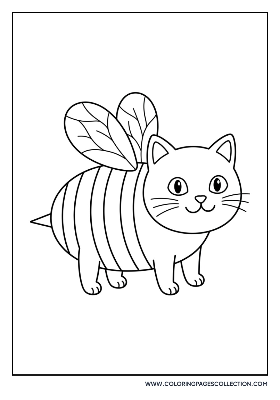 Cat-Bee Hybrid Toy