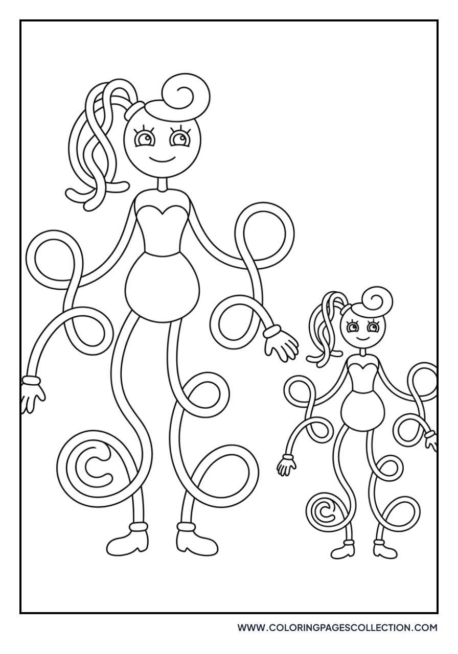Mommy Long Legs and Baby Long Legs