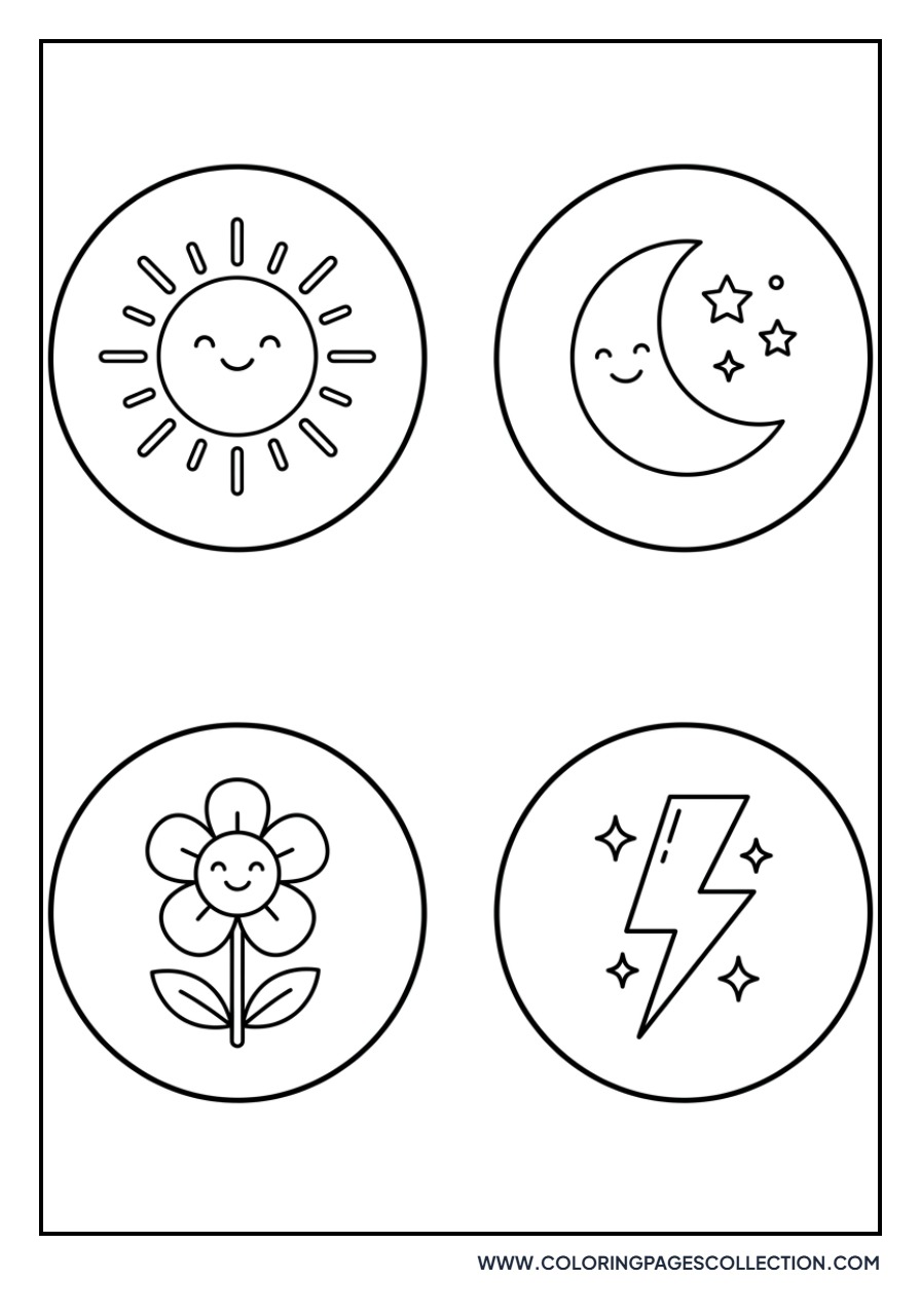 Smiling Critters Badges