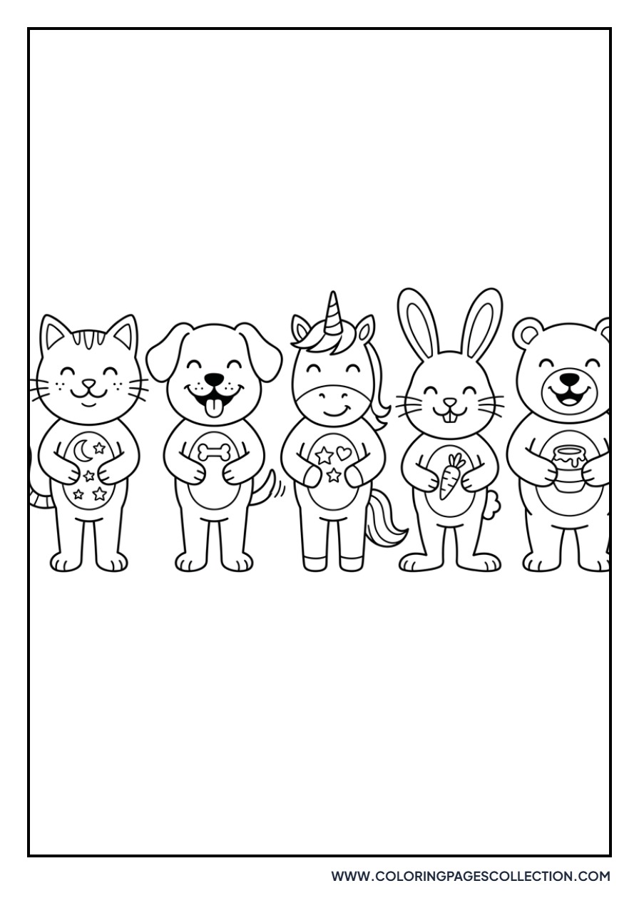 Smiling Critters Group Shot