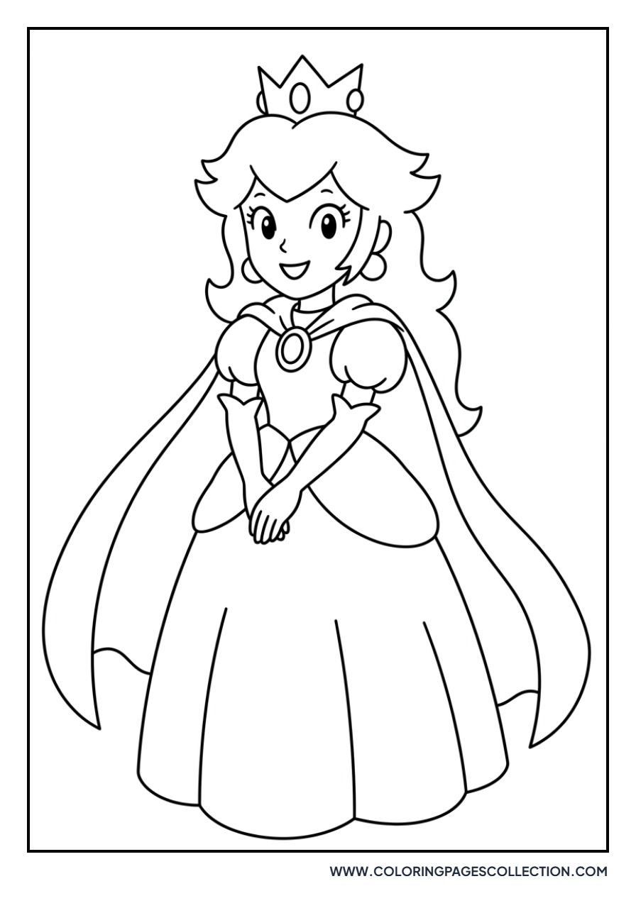Peach in a Cape