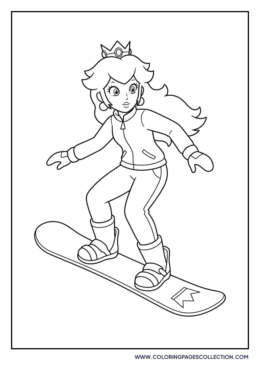 Peach the Snowboarder