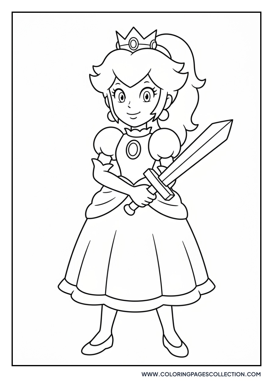 Peach the Sword Fighter
