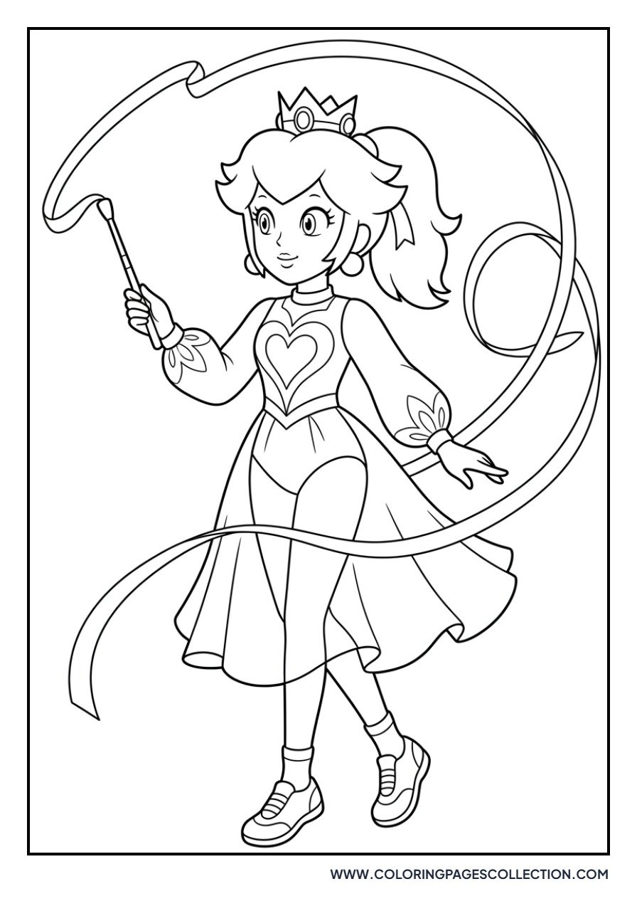 Peach with a Ribbon