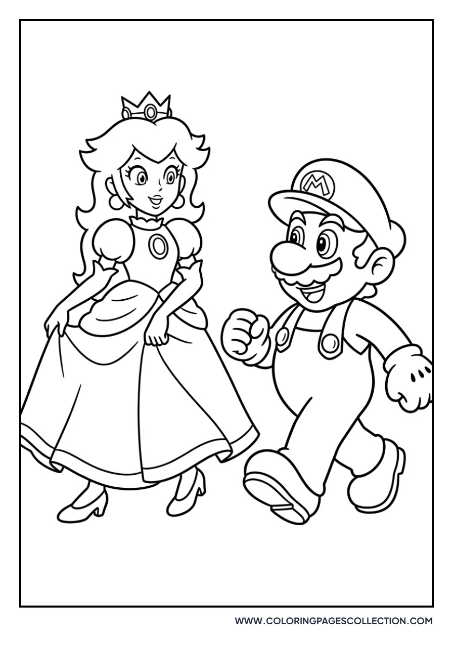 Princess Peach and Mario