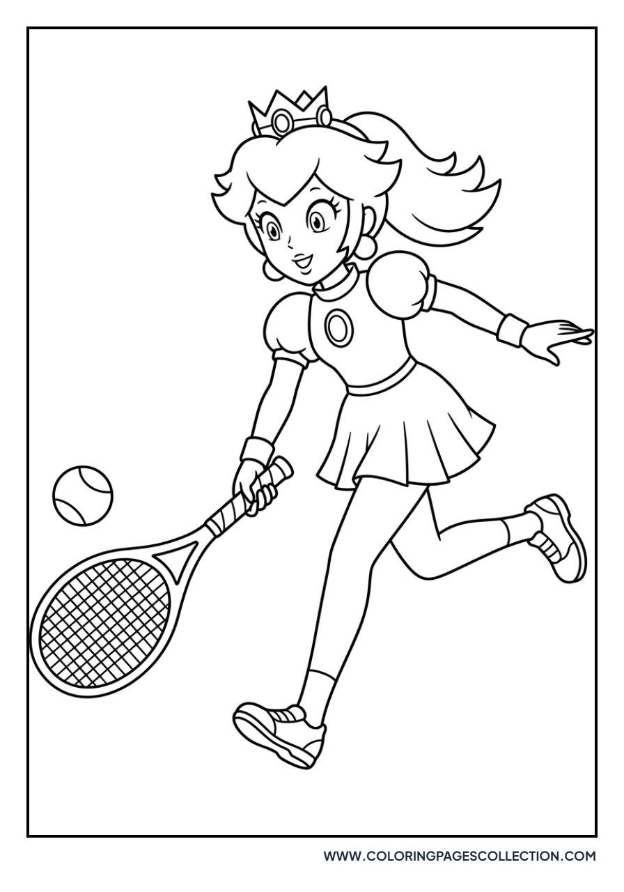 Princess Peach Tennis Match