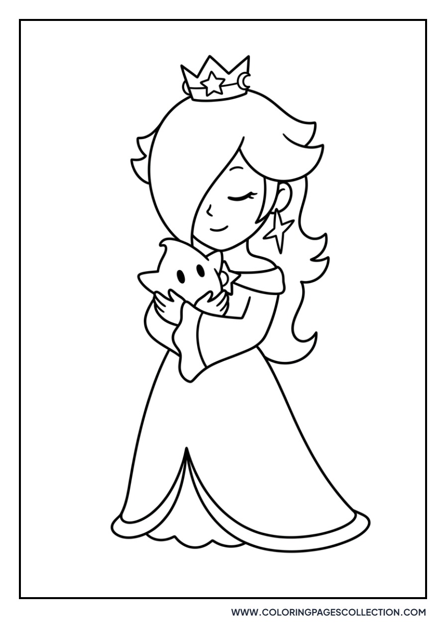 Rosalina and a Baby Luma