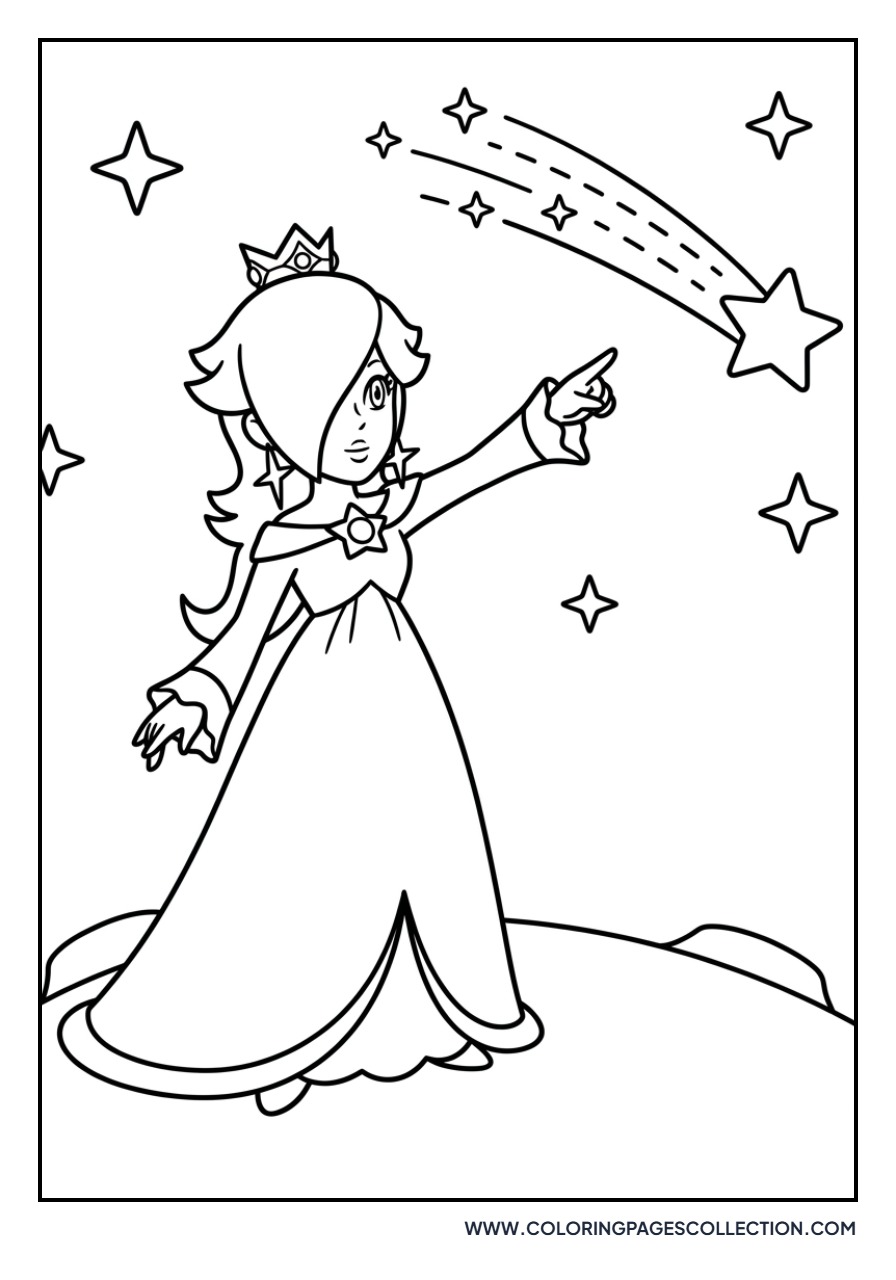 Rosalina and a Shooting Star
